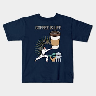 Coffee Is Life Kids T-Shirt